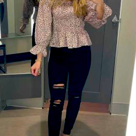 Wild Fable Black Highest Rise Skinny Distressed Jeans - Picture 3 of 15